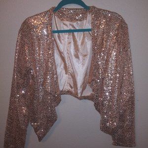Sequin Crop Jacket